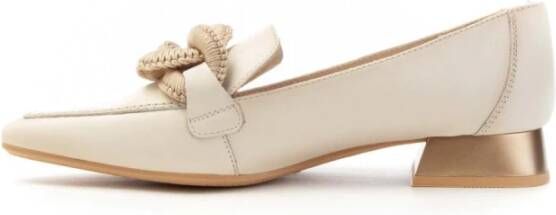 Hispanitas Soho Mocassin met Stoffen Accessoire Beige Dames