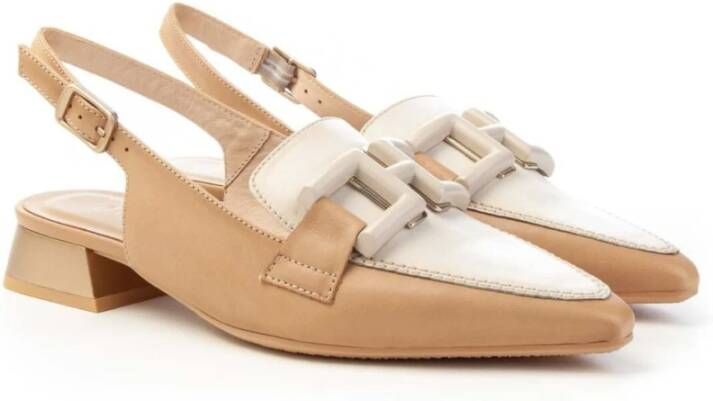 Hispanitas Soho Slingback Schoenen Beige Dames