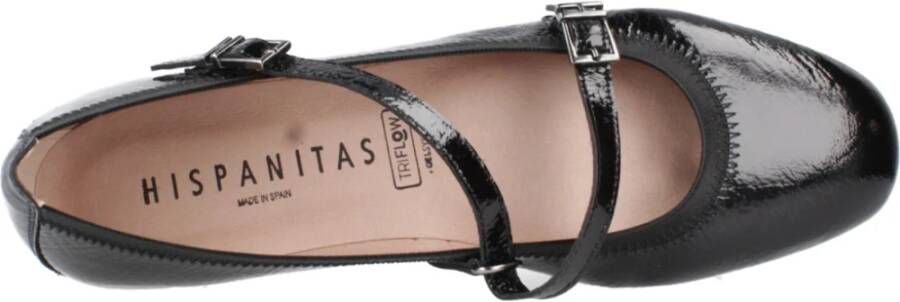 Hispanitas Stijlvolle Ballerina Schoenen Black Dames