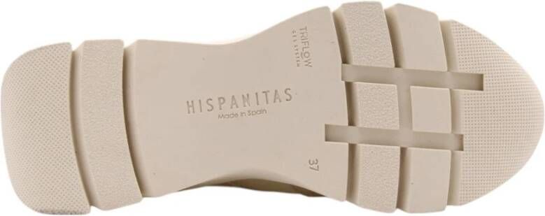 Hispanitas Stijlvolle Boot voor Vrouwen Beige Dames