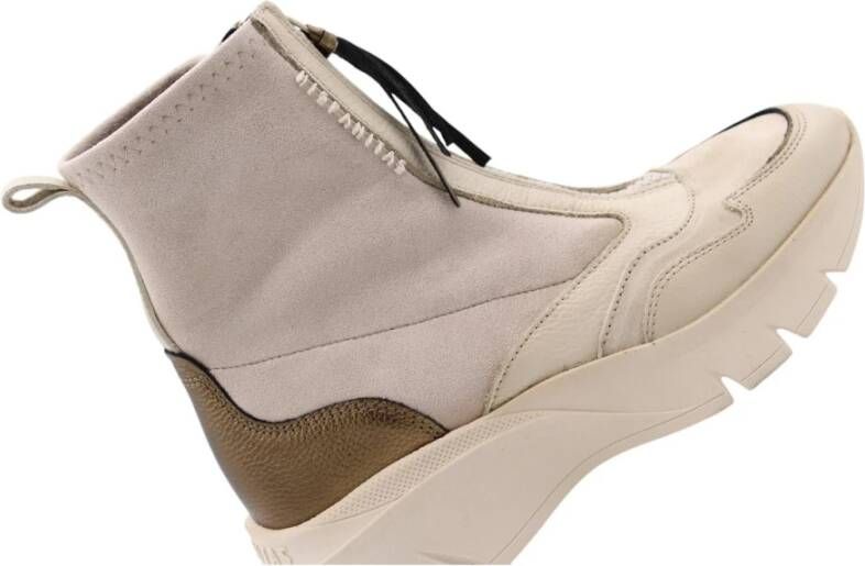 Hispanitas Stijlvolle Boot voor Vrouwen Beige Dames