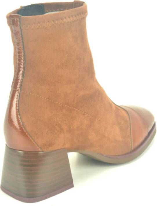 Hispanitas Stijlvolle Cognac Combi Botje Brown Dames