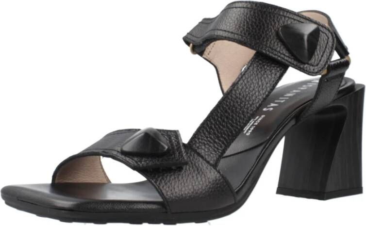 Hispanitas Stijlvolle High Heel Sandalen met Versieringen Black Dames