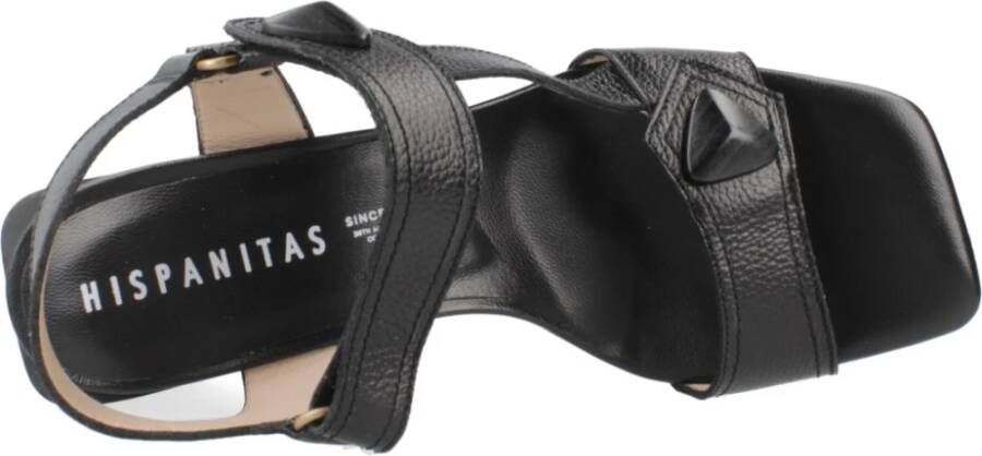 Hispanitas Stijlvolle High Heel Sandalen met Versieringen Black Dames