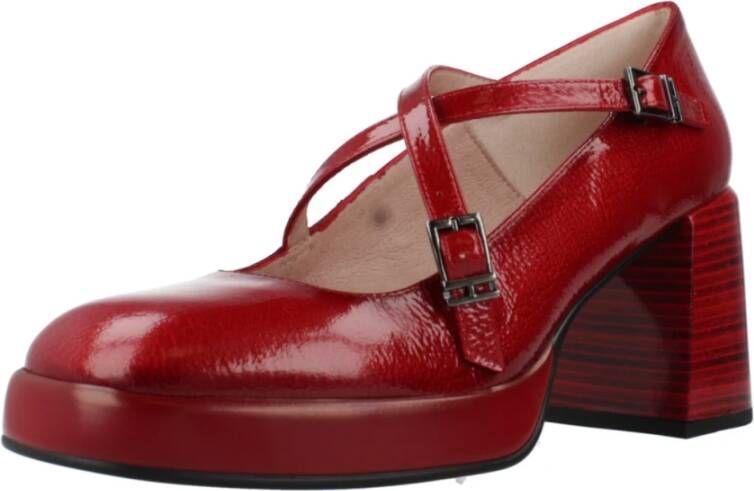 Hispanitas Stijlvolle Hoge Hak Pumps Red Dames