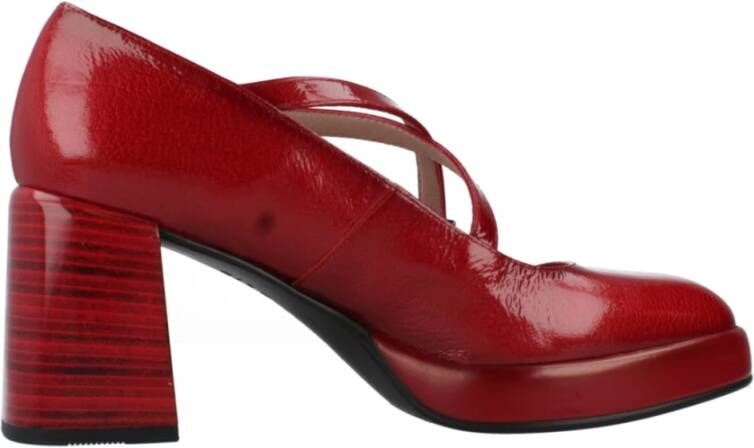 Hispanitas Stijlvolle Hoge Hak Pumps Red Dames