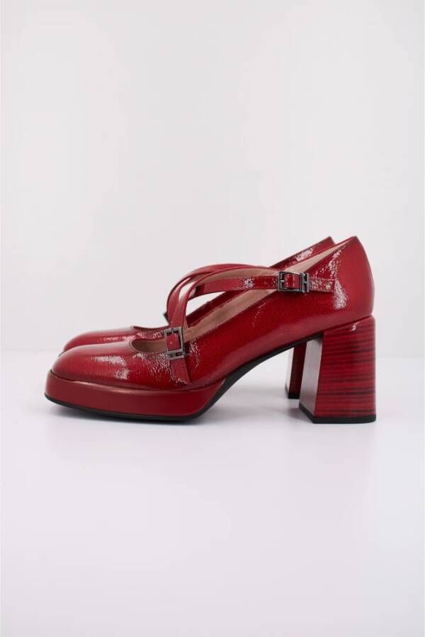 Hispanitas Stijlvolle Hoge Hak Pumps Red Dames