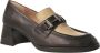 Hispanitas Zwarte Milan Dames Loafers Kettingdetail Black Dames - Thumbnail 2