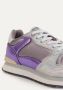 Hoff Ademende Leren Sneakers Purple Dames - Thumbnail 4