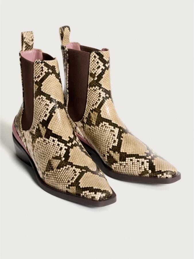 Hoff Beige Cowboy Rodeo Laars Multicolor Dames