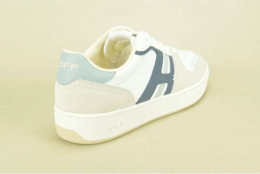 Hoff Blauw en witte sneaker Multicolor Heren