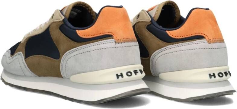 Hoff Blauwe Lage Sneakers Biarritz Multicolor Heren