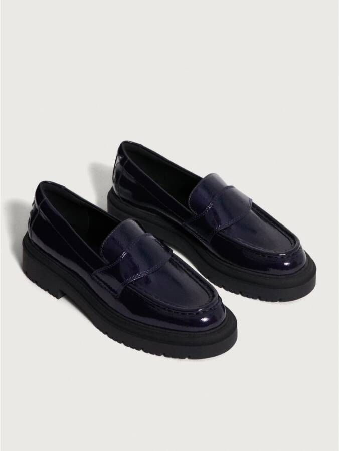 Hoff Blauwe School Mocassin Schoenen Blue Dames