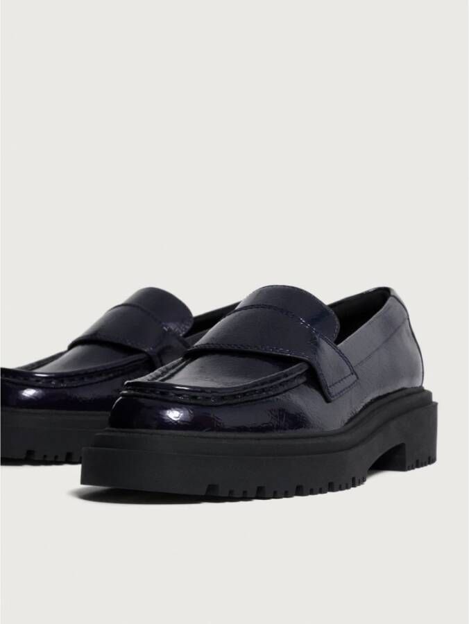 Hoff Blauwe School Mocassin Schoenen Blue Dames