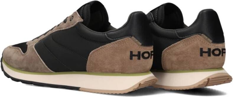 Hoff Blauwe Suède Lage Sneakers Multicolor Heren