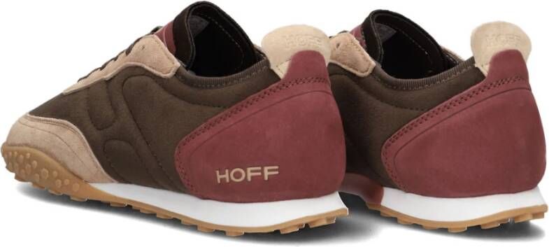 Hoff Bruine Suède Lage Sneakers Brown Dames