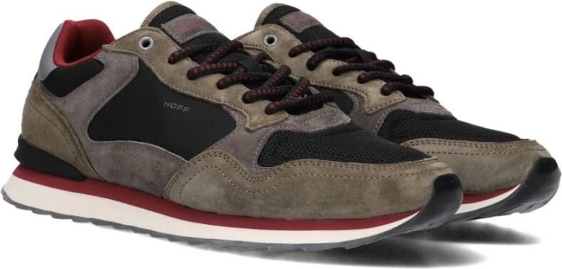 Hoff Bruine Suède Lage Sneakers Brown Heren