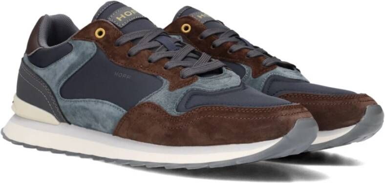 Hoff Casual Blauwe Suède Sneakers Multicolor Heren