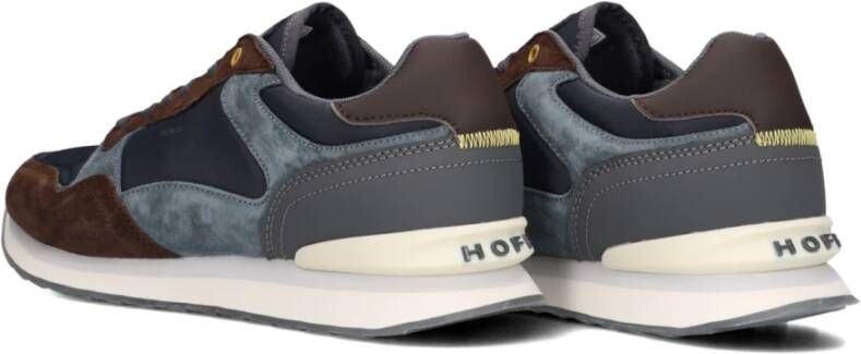 Hoff Casual Blauwe Suède Sneakers Multicolor Heren