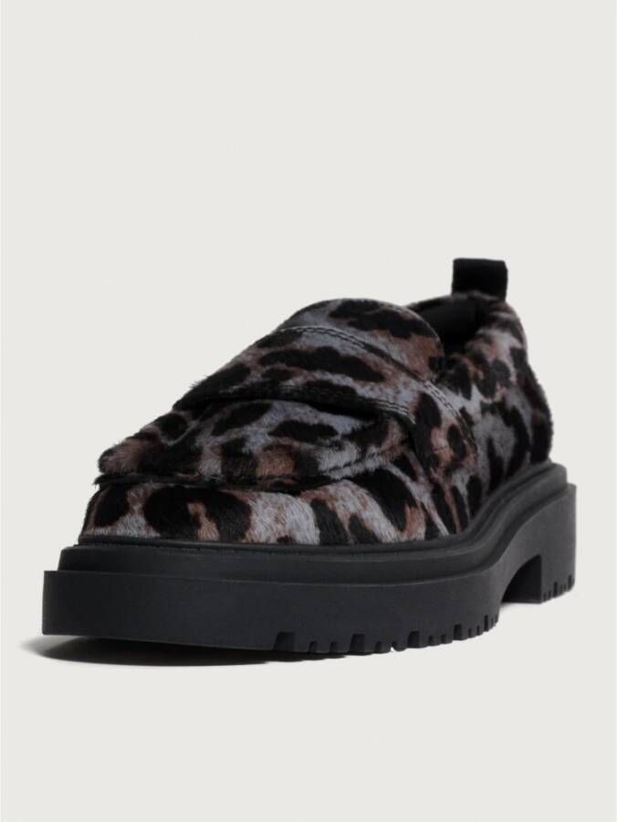 Hoff Dierenprint School Mocassin Grijs Gray Dames