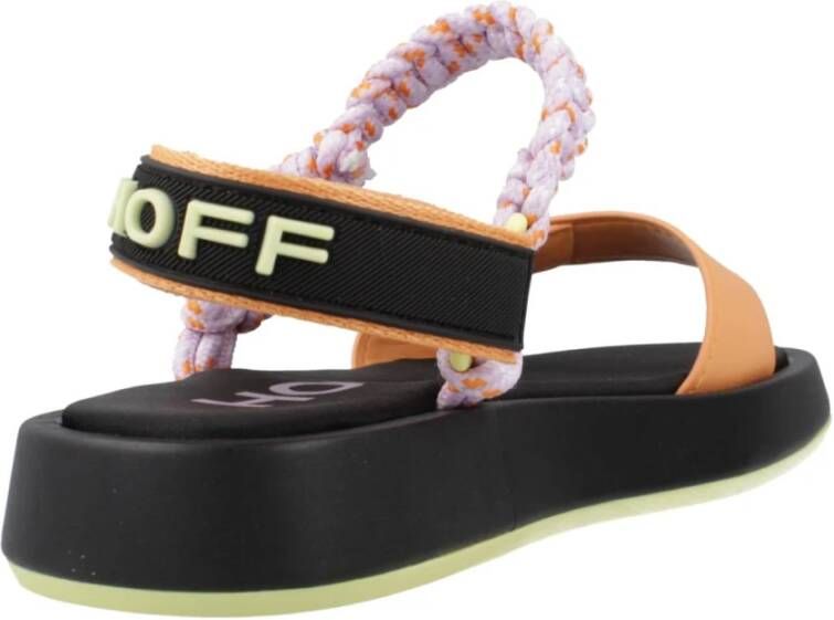 Hoff Zomer Festival Platte Sandalen Black Dames