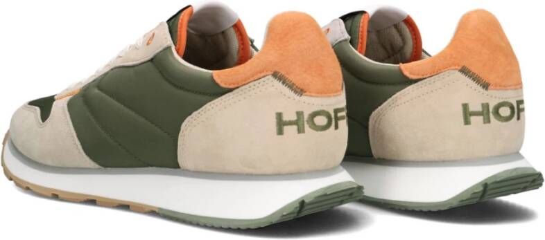 Hoff Groene Rhodes Lage Sneakers Multicolor Heren