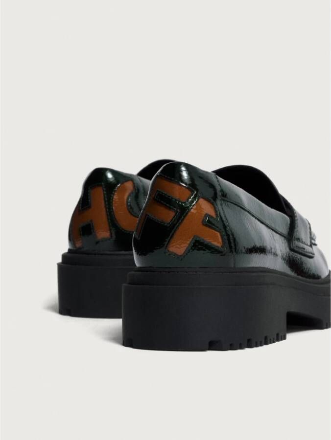 Hoff Khaki School Mocassin Schoenen Black Dames