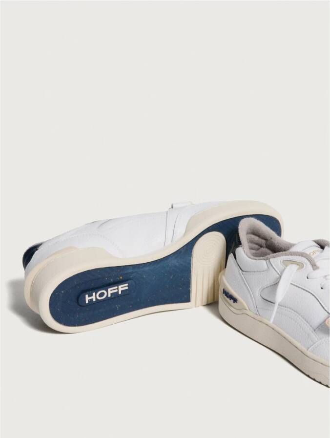 Hoff Leren Mixtape Sneakers met Memory-Foam White Heren