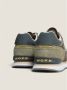 Hoff Leren Sneakers Memory-Foam Voering Green Heren - Thumbnail 5