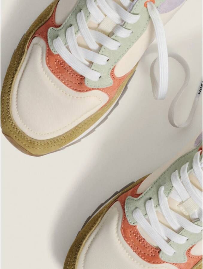 Hoff Leren sneakers met geheugenschuimvoering Multicolor Dames