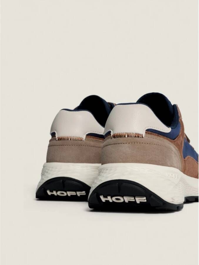 Hoff Leren sneakers met rubberen zool Multicolor Heren