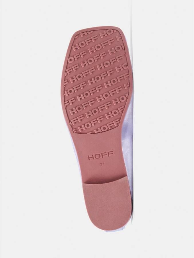 Hoff Lila Mesh Ballet Flats Memory Foam Purple Dames