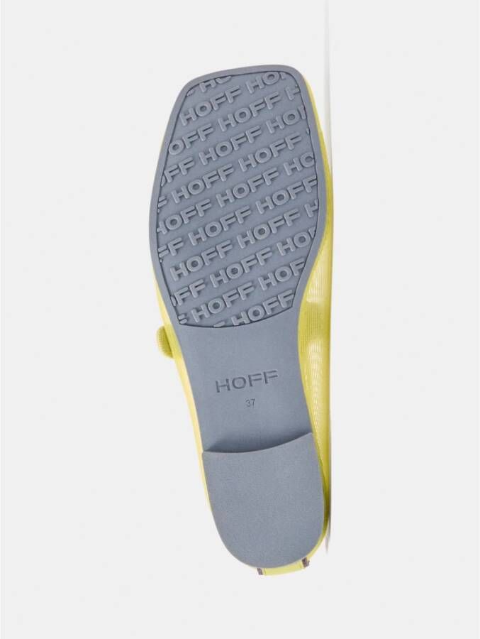 Hoff Mesh Ballet Flats Memory Foam Technologie Green Dames