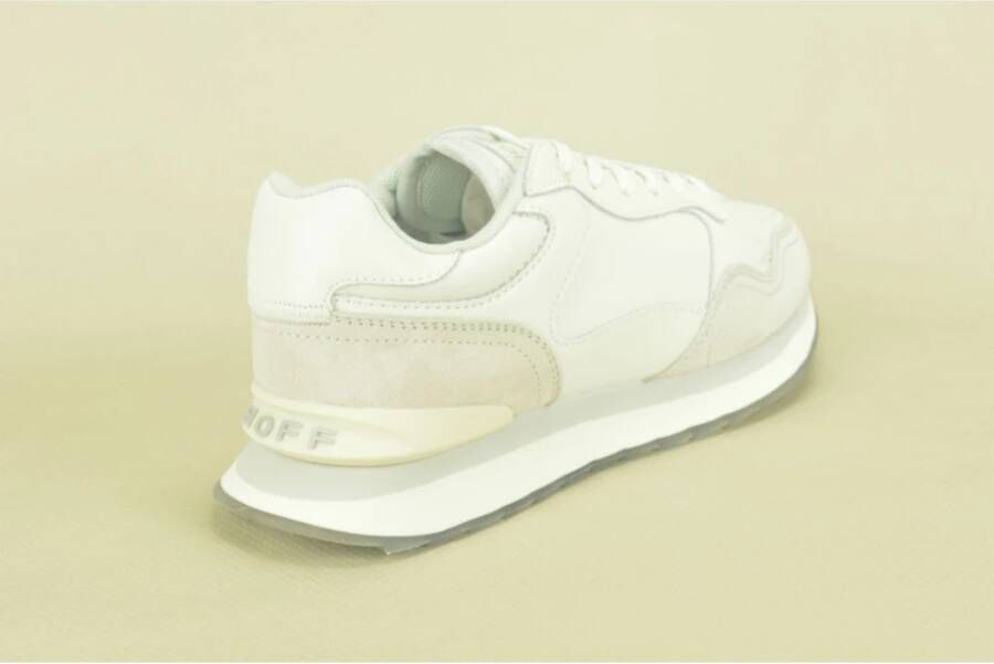 Hoff Witte Lederen Runner Schoenen White Dames