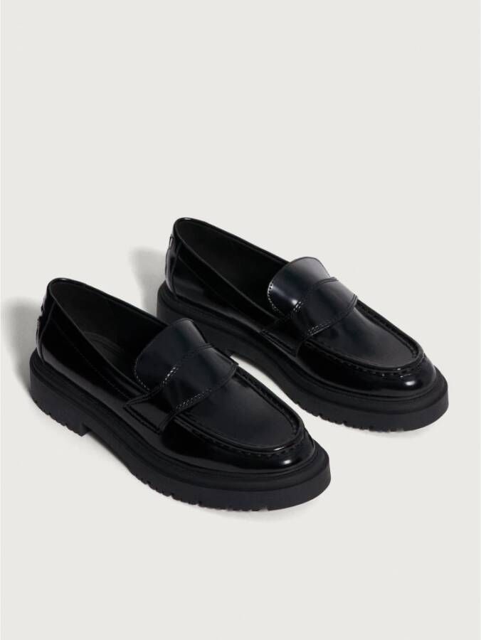 Hoff Zwarte School Mocassin Schoenen Black Dames