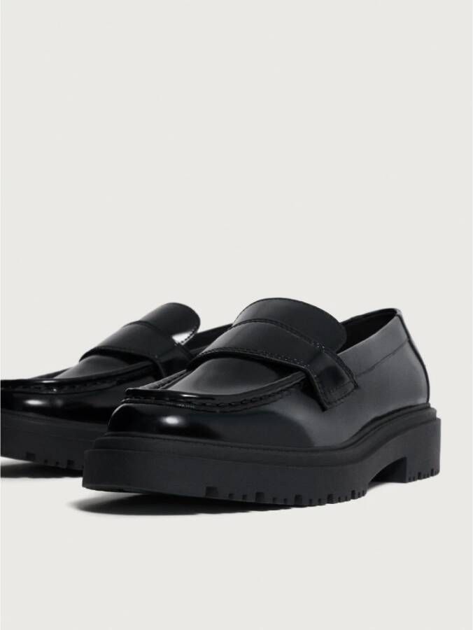 Hoff Zwarte School Mocassin Schoenen Black Dames