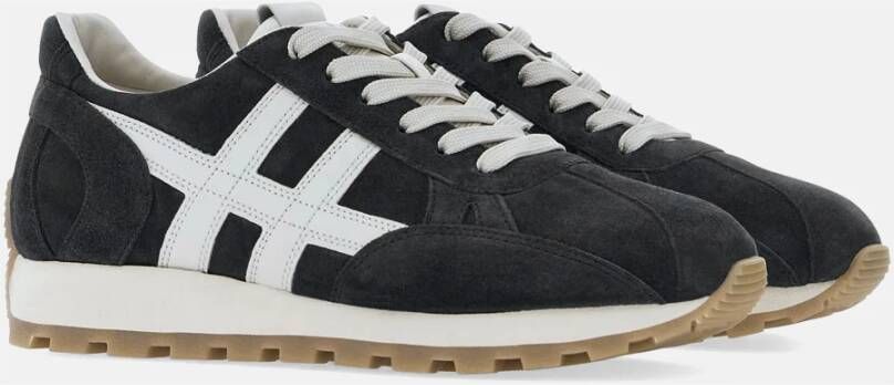 Hogan 86er Heren Suède Sneakers Black Heren