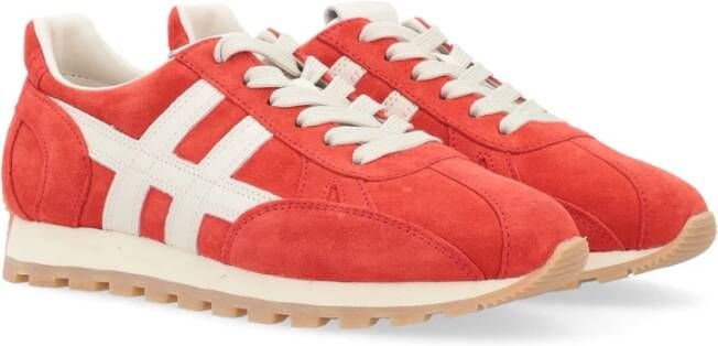 Hogan Allacciato Sneakers Red Dames