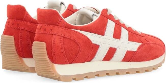 Hogan Allacciato Sneakers Red Dames