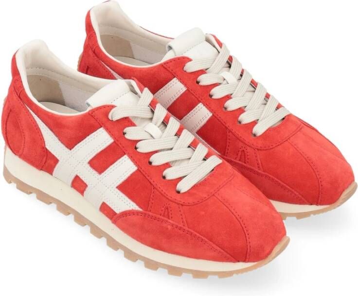 Hogan Allacciato Sneakers Red Dames