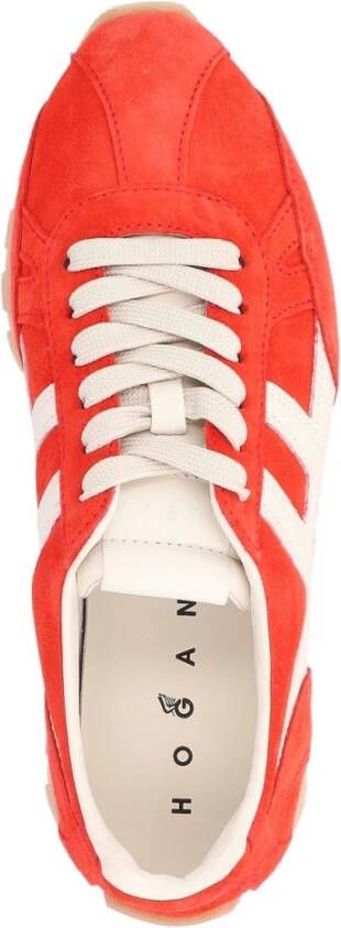 Hogan Allacciato Sneakers Red Dames