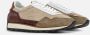 Hogan Beige Bruin en Bordeaux Leren Sneakers Brown Dames - Thumbnail 2