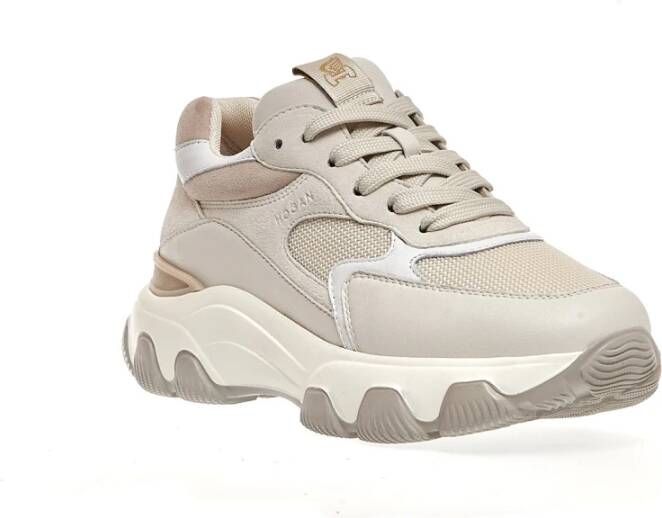 Hogan Beige Hyperactive Sneakers voor Vrouwen Beige Dames