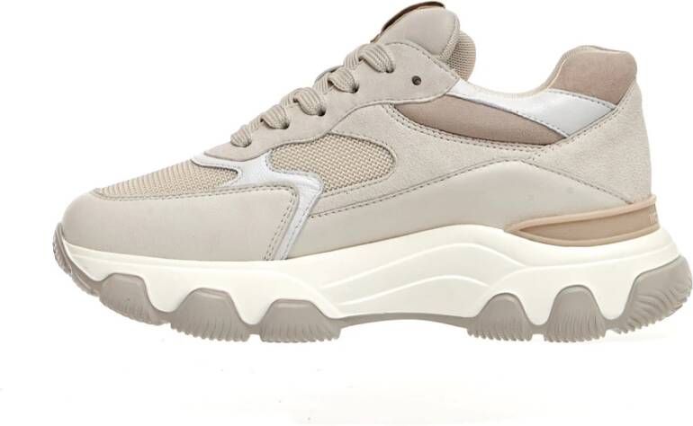 Hogan Beige Hyperactive Sneakers voor Vrouwen Beige Dames