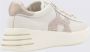 Hogan Beige Leren Platform Sneakers Beige Dames - Thumbnail 2