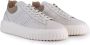 Hogan Beige Leren Sneakers met Geperforeerde Details Beige Heren - Thumbnail 4