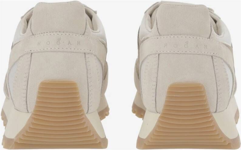 Hogan Beige Platte Schoenen voor Vrouwen Beige Heren