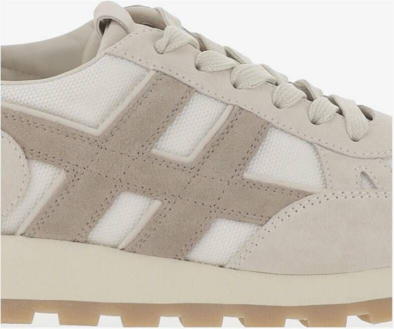 Hogan Beige Platte Schoenen voor Vrouwen Beige Heren