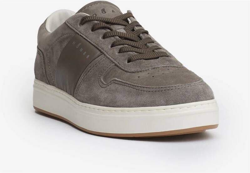 Hogan Beige Sneakers Aw24 Leren Details Beige Heren