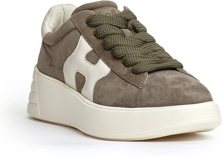 Hogan Beige Sneakers Aw24 Stijlvolle Damesschoenen Beige Dames